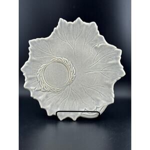 Woodfield Dove Gray Plate for Tea & Toast Snack Set by Steubenville